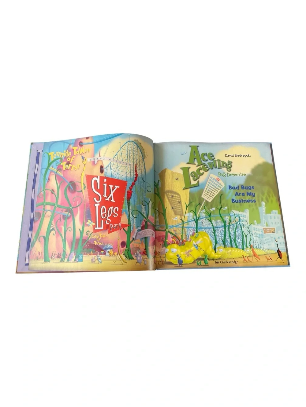 “ Ace Lacewing Bug Detective” by David Biedrzycki 2009 Color Illustrations HC